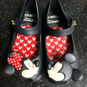 Mickey and Minnie mini Melissa shoes